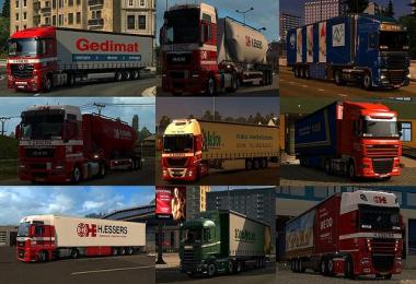 Mega assembly of various high quality trailers for 1.24