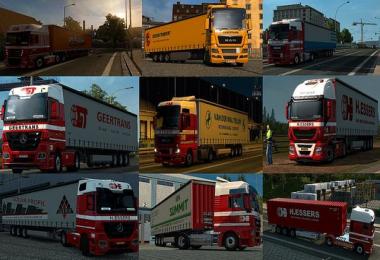 Mega assembly of various high quality trailers for 1.24