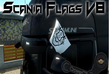 Original Scania V8 Flags