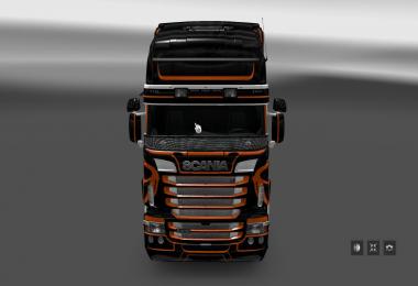 Scania RJL brutal Black/Orange 1.24