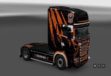 Scania RJL brutal Black/Orange 1.24