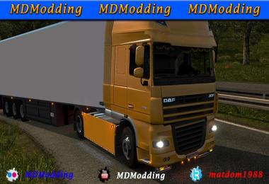 Sideskirt Daf scs and 50Keda V2 1.24