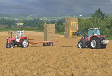 Homemade Bale Trailer v1