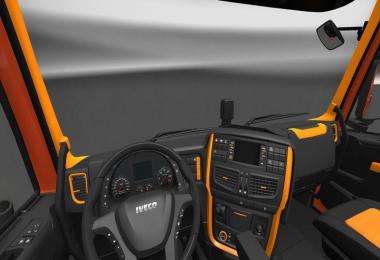 Black Orange and Lux Interiors