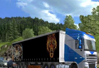 Custom tiger trailer