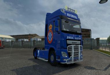DAF XF Euro 6 RCD Espanyol FC Skin