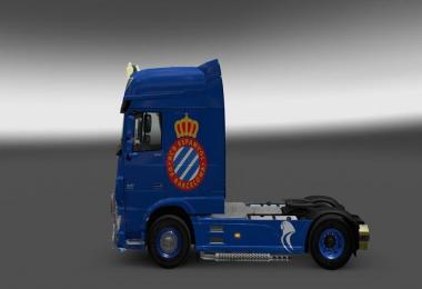 DAF XF Euro 6 RCD Espanyol FC Skin