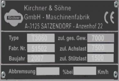 Kirchner T3060 Miststreuer v1