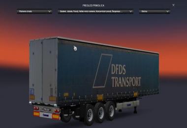 Krone Profiliner DFDS Trailer