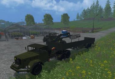 Magirus Deutz Jupiter truck with semi trailer v1.15