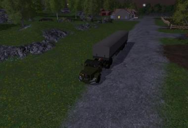 Magirus Deutz Jupiter truck with semi trailer v1.15