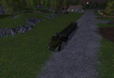 Magirus Deutz Jupiter truck with semi trailer v1.15