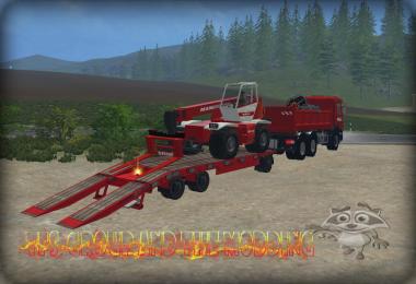 TFSG SCANIA P420 BENNE REMORQUE ERNE