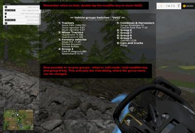 Vehicle groups Switcher - VeGS v2.2.x