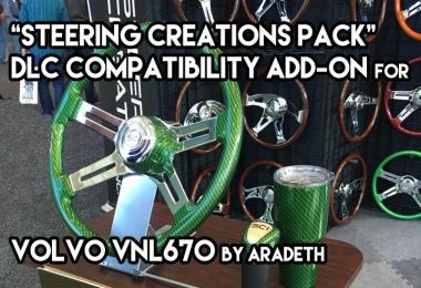 Steering Wheel DLC Add-on for VNL670 by Aradeth v1