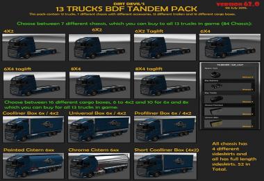 BDF Tandem Truck Pack v63.0 1.24