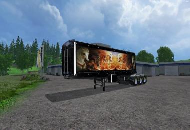 Grave Digger Truck Trailer Volvo Truck Trailer by Eagle355th