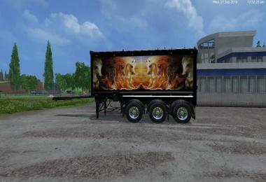 Grave Digger Truck Trailer Volvo Truck Trailer by Eagle355th