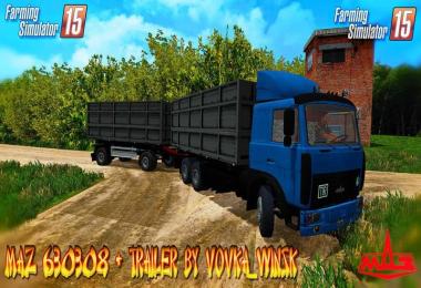 Maz 630308 + Trailer v1.0