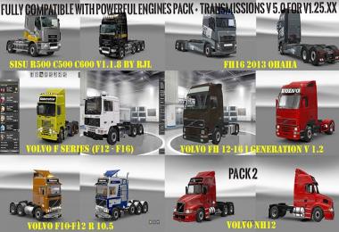 Pack 2 compatible trucks of Powerful Engines Pack v5.0