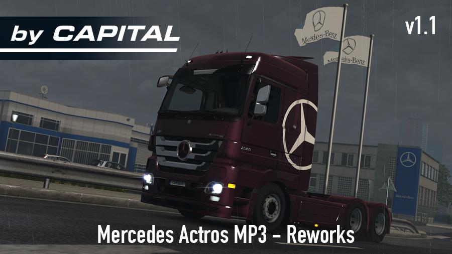 Mercedes Actros MP3 Reworks - ByCapital v1.1