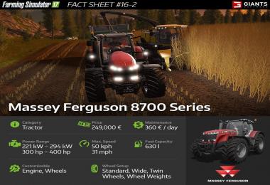 FARMING SIMULATOR 17 FACT SHEET #16