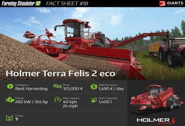 FARMING SIMULATOR 17 FACT SHEET #18