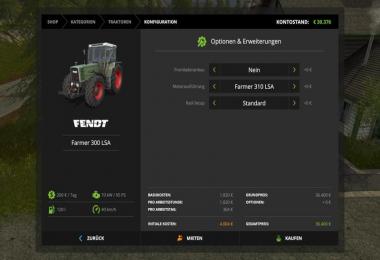 Fendt Farmer 310 312 LSA Turbomatik Pack v1.0.0.2