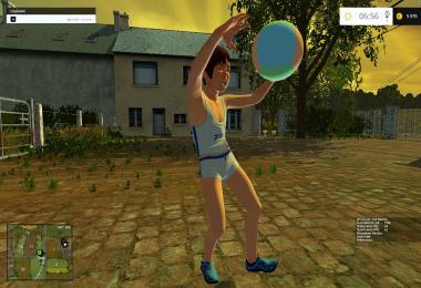 Little boy volleyball