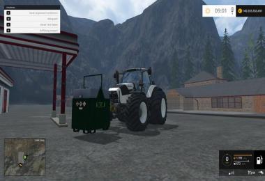 Mobile 800L diesel tank for the forest v1.0