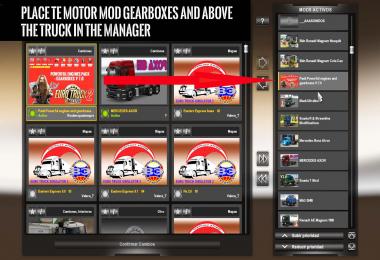 Pack Powerful engines + gearboxes v7.0