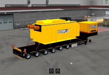 Trailer with Caterpillar Heavy Transformer v1.1