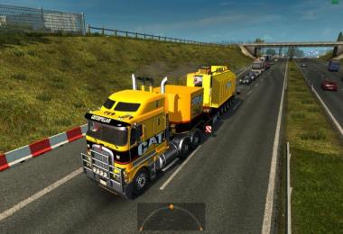 Trailer with Caterpillar heavy transformer 1.25.x