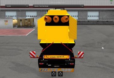 Trailer with Caterpillar heavy transformer 1.25.x