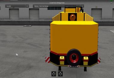 Trailer with Caterpillar heavy transformer 1.25.x