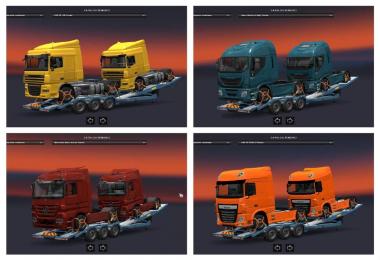 Truck transporter trailer v1