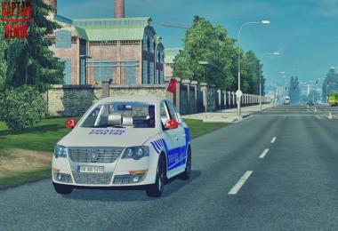 VW Passat Turkey Traffic Police Skin v1.0