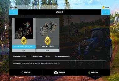 WrightSclair with passenger