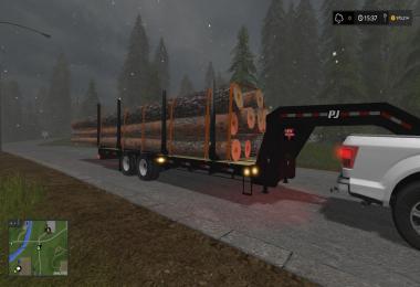 PJ Trailer 25ft Plus Log Trailer V1