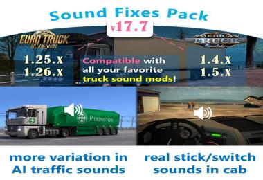 Sound Fixes Pack v17.7 for ATS