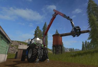 Epsilon Palfinger M80F Mounted Crane for Tractors v1.2