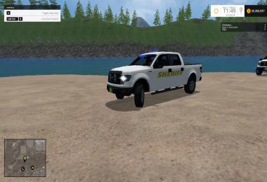 Ford F150 Sheriff blue and white v1.0