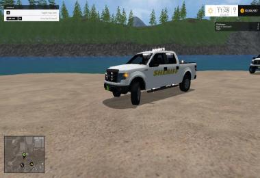 Ford F150 Sheriff blue and white v1.0