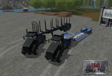 FDR Logging - Log Trailer, Low Bed, Log Truck [V1]