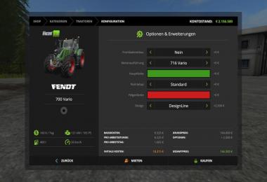 Fendt Vario 700 Package v1.0 BETA