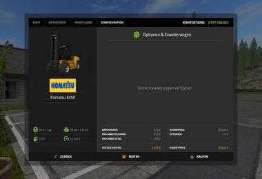 Komatsu EX 50 v1.1 beta