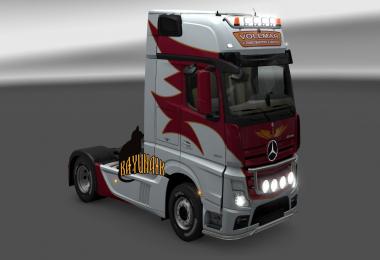 Mercedes Benz New Actros Vollmar skin 1.25