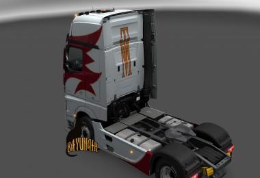 Mercedes Benz New Actros Vollmar skin 1.25