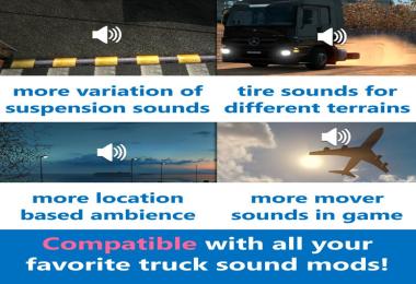  SOUND FIXES PACK v17.9.1 for ATS