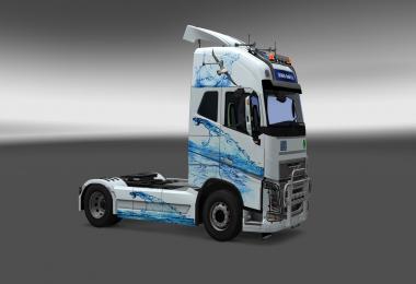 Volvo FH16 2013 Water Skin v1.0